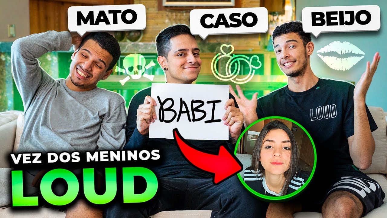 LOUD GADOS?! CASA, BEIJA OU MATA COM OS MENINOS!!