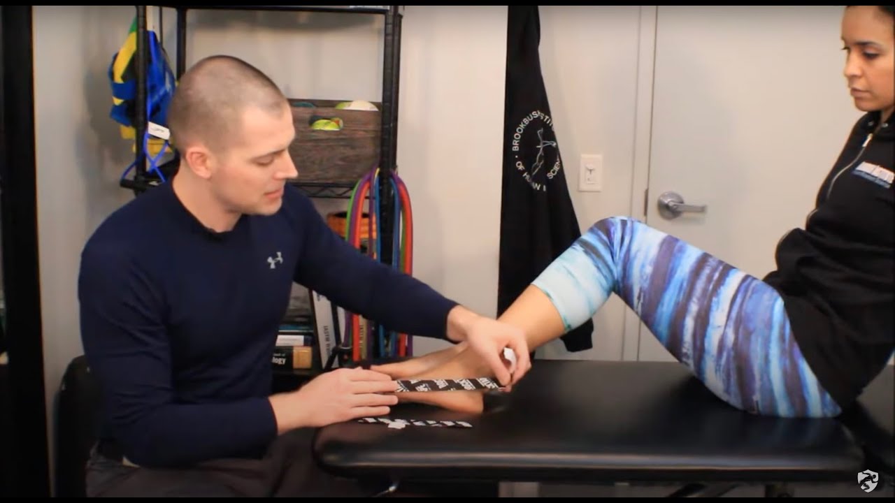 Kinesiology Taping -  Toe Abduction Taping 1st & 5th Metatarsophalangeal Abduction