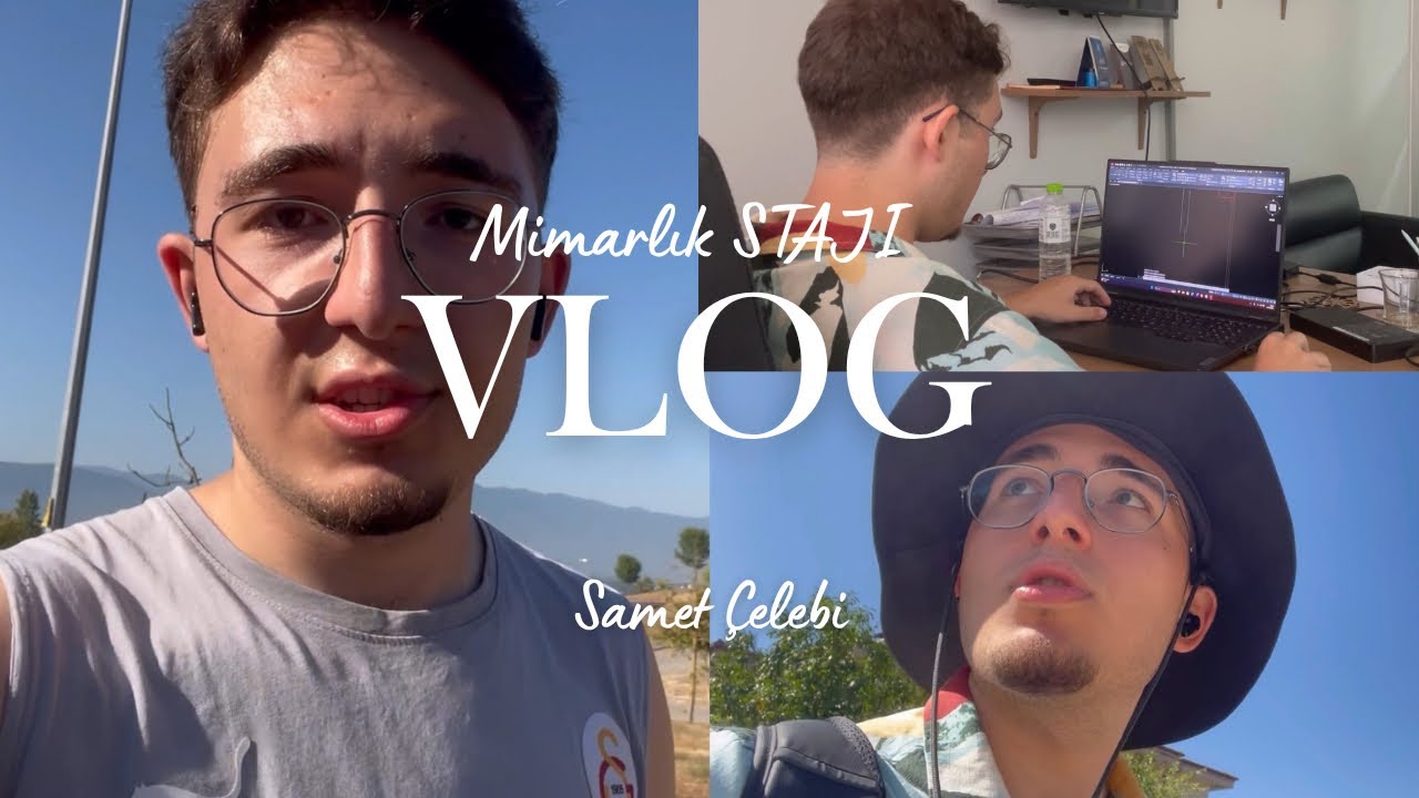 Mimarlık &Ouml;ğrencisi&rsquo;nin tatildeki bir g&uuml;n&uuml;! | STAJ, MİMARLIK VLOG, MSGS&Uuml;
