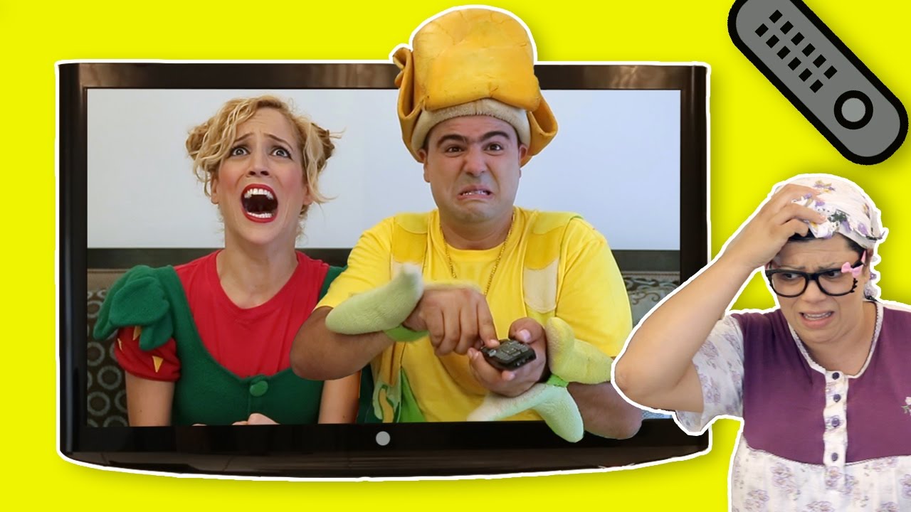 فوزي موزي وتوتي – مشاهدة التلفزيون – Watching TV