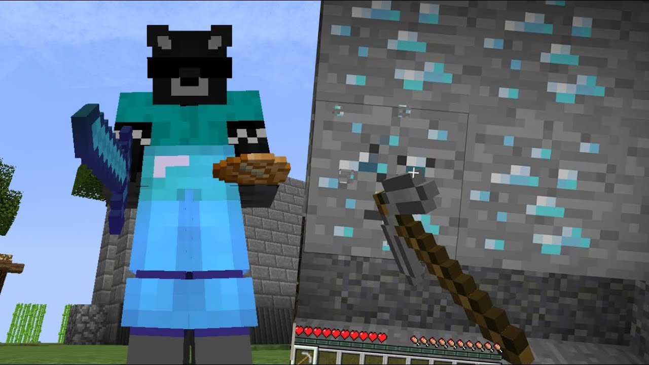 me dieron $$$ por encontrar diamantes en minecraft | oblivion #2