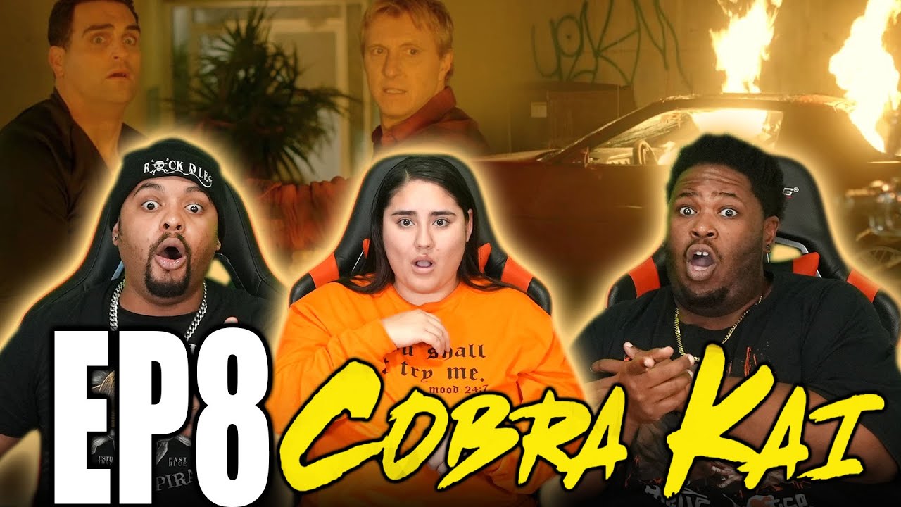 Самый ЖАРКИЙ ЭПИЗОД! Реакция на 8 серию 1 сезона сериала «Кобра Кай»