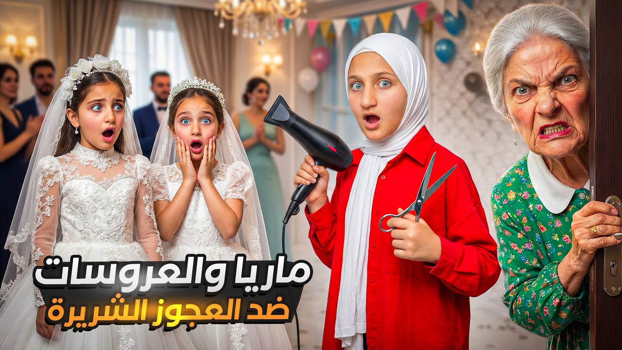 ماريا والعروسات الثلاثة العروس العصبية والعروس الفرفوشة ضد العروس العجوز 