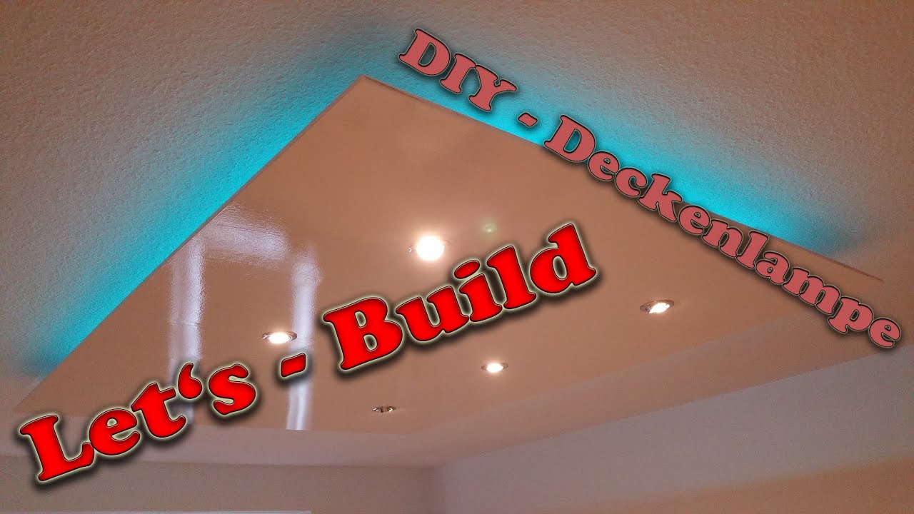 Let's Build - DIY Deckenlampe (Deckensegel) mit indirekter Beleuchtung und Philips Hue