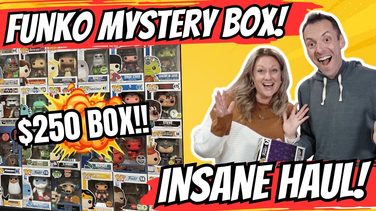 Распаковка коробки Funko Pop Mystery за 250 долларов! и БЕЗУМНОЕ количество AUTOGRAPH FUNKO Pops!