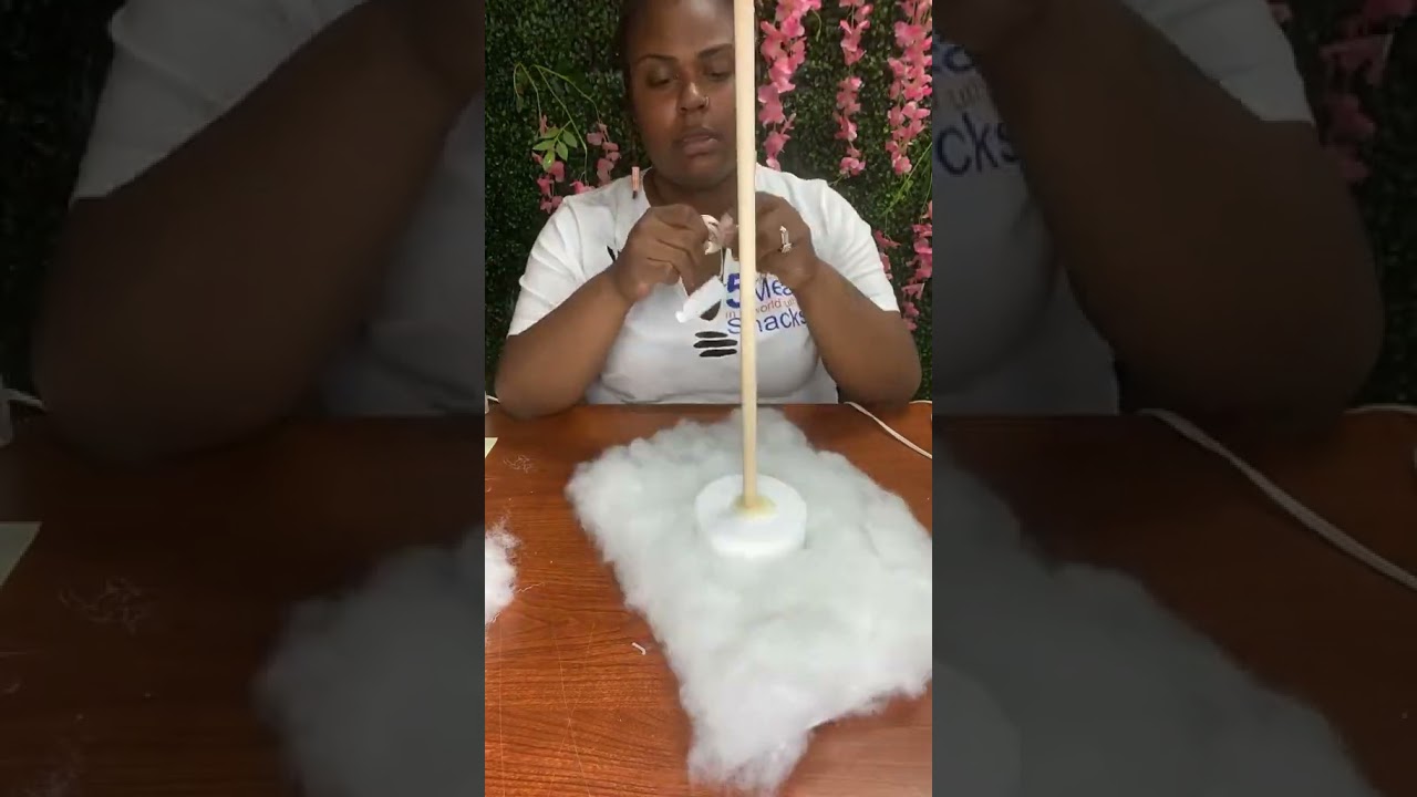 Make a custom bear in clouds centerpiece w/ me🧸☁️ #wecanbearlywaitbabyshower #babyshowerideas