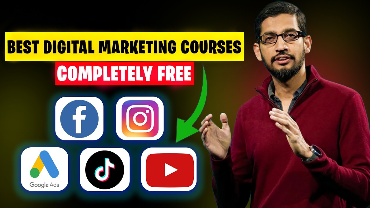 Master Digital Marketing with these 6 FREE Courses 🔥