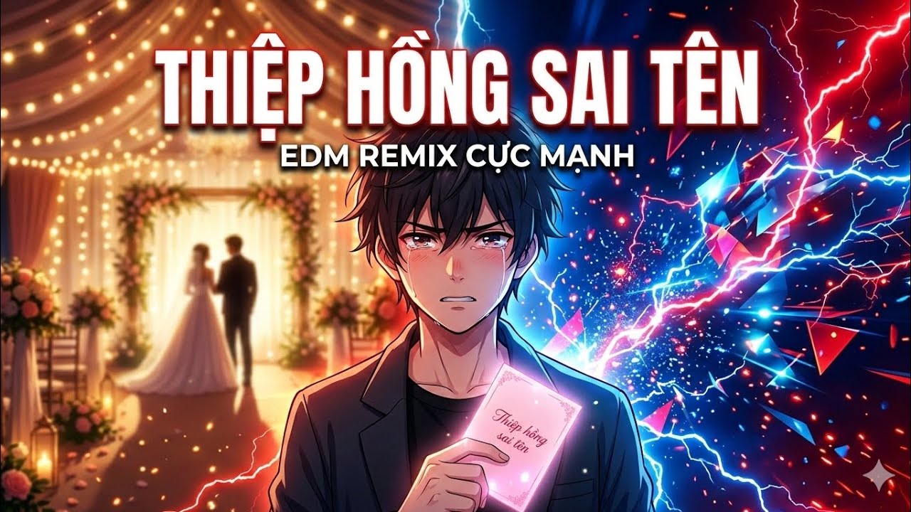 THIỆP HỒNG SAI TÊN 💔 Đứng Trong Đám Cưới Người Yêu Cũ | EDM Remix Cực Mạnh