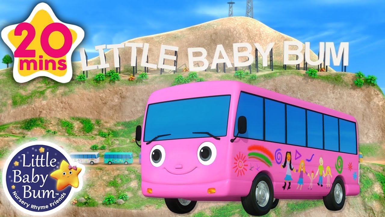 Bus Songs for Kids | 10 Little Buses +More #NurseryRhymes | Little Baby Bum