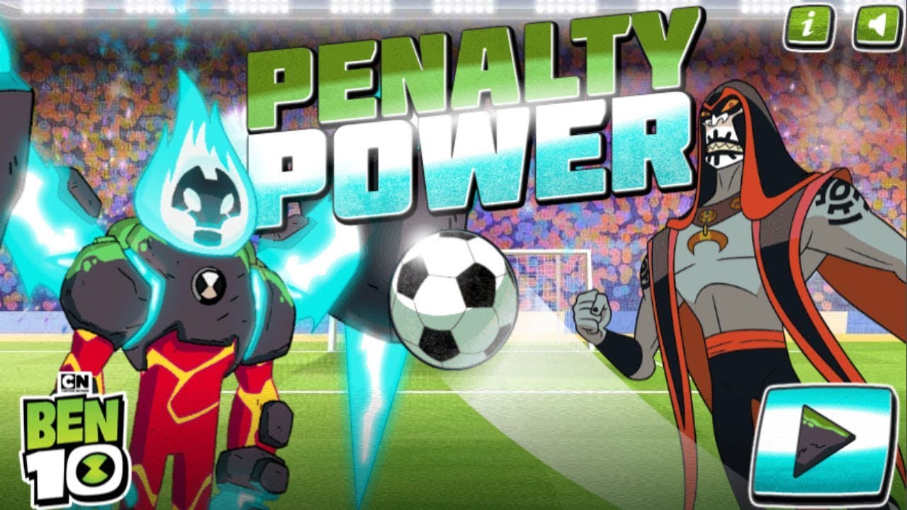Ben 10 Penalty Power - Soccer Penalty Shootout Game Walkthrough