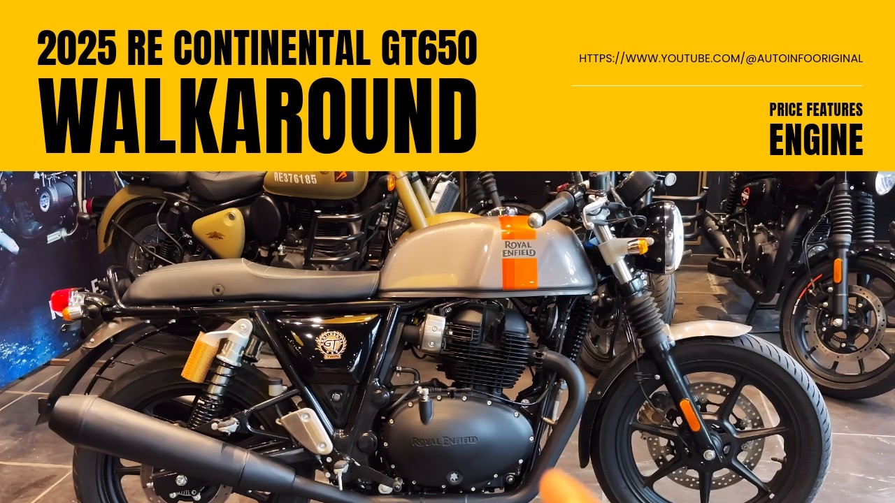 Royal Enfield continental GT 650 most detailed walkaround | Price Features and specifications 2025