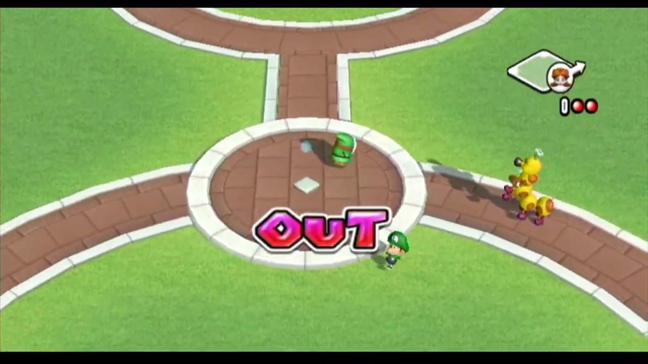 Mario Super Sluggers - Challenge Mode Playthrough - Yoshi Park - VS. Yoshi Eggs