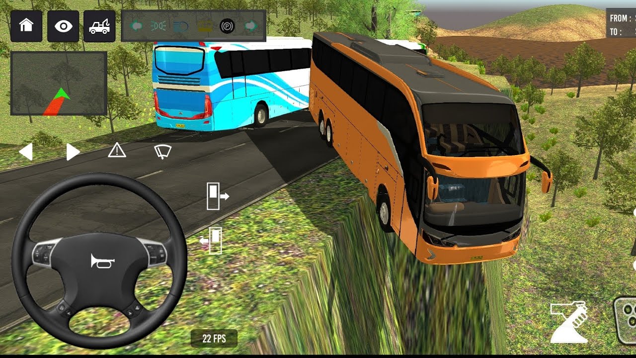 🤪😭 Bus simulator Indonesia ||New coach bus Simulator gems || 2023game 3D #simulator #bus #games 