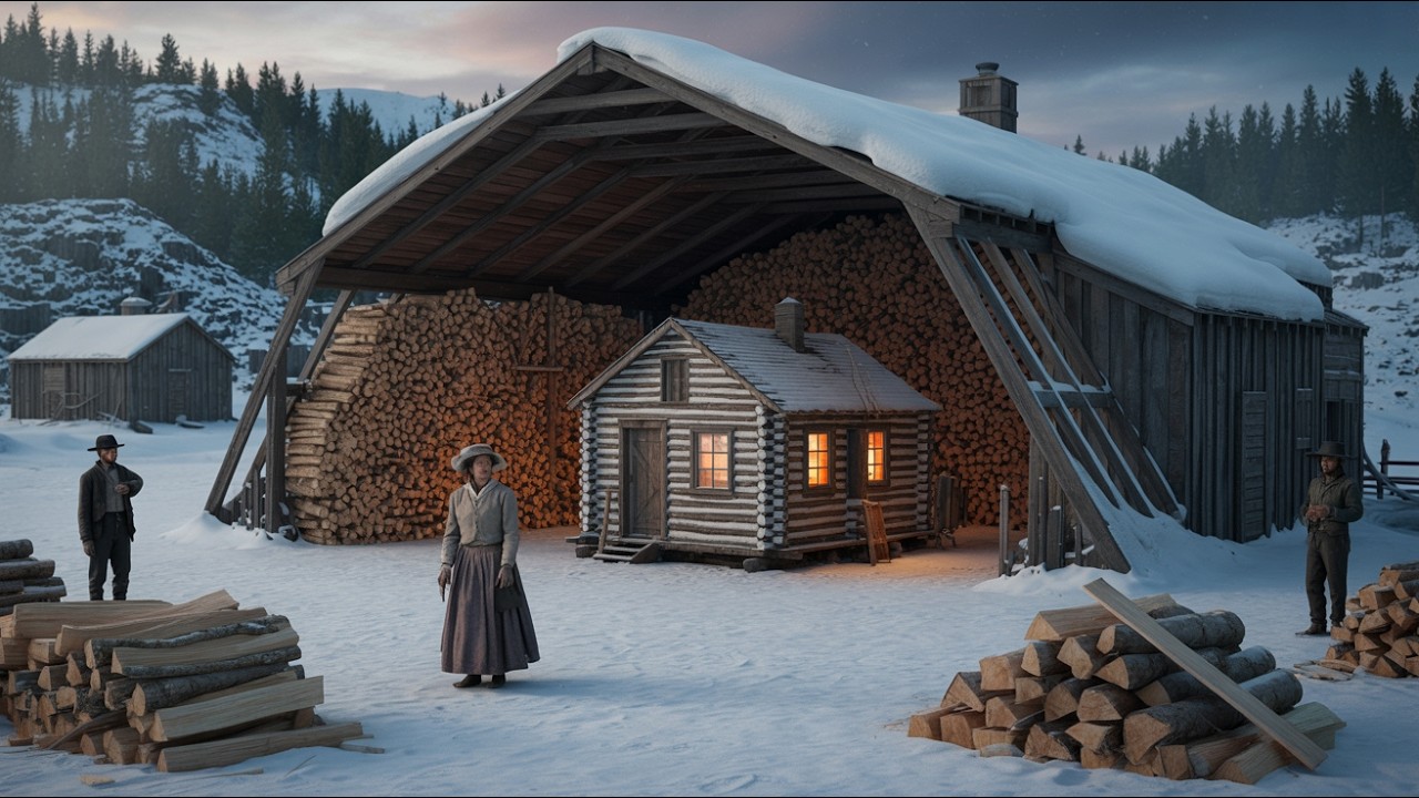 They Laughed When She Covered Her Cabin With a Barn — Then Her Firewood Outlasted Everyone Else’s