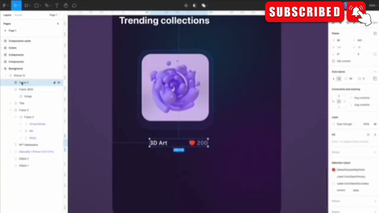 NFT App ui design | speed art
