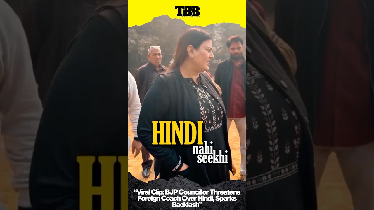 Learn Hindi or Leave: BJP Councillor&rsquo;s Viral Threat Sparks Outrage #breakingnews