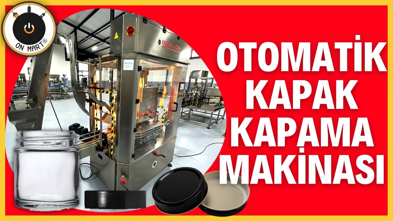 Otomatik Kapak Kapama Makinası