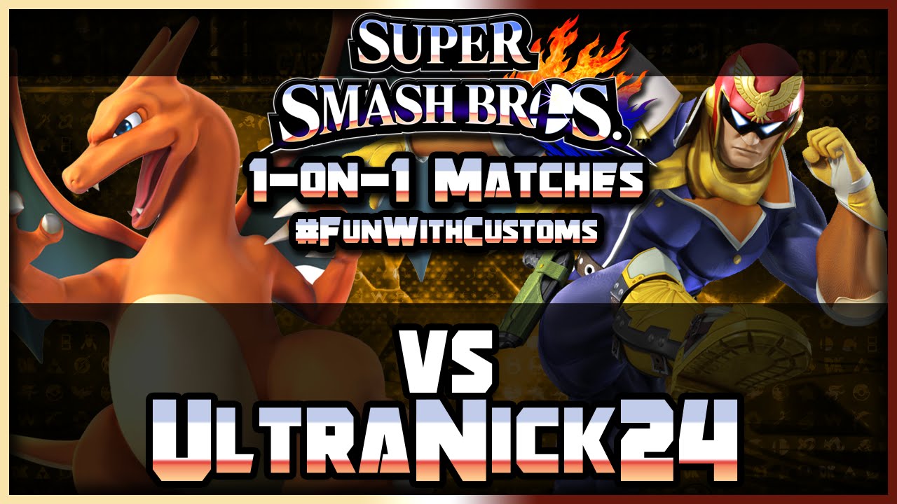 PKSparkxx vs UltraNick24 (#FunWithCustoms) - Smash Friendlies #4 (Super Smash Bros. for  Wii U)