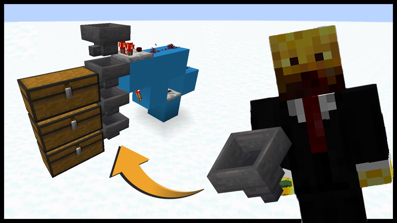 C&oacute;mo usar Hoppers (tolvas) en Minecraft