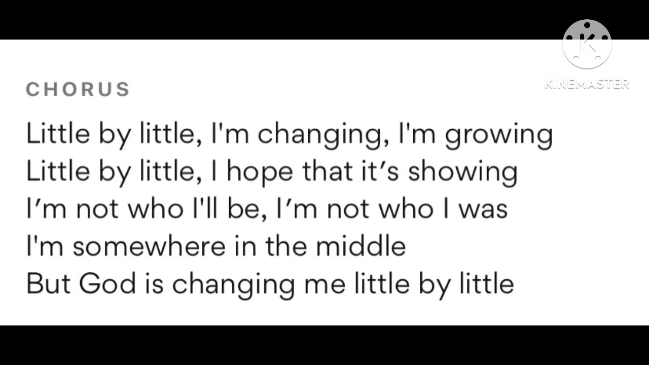 LITTLE BY LITTLE (Collingsworth Family) - Piano Accompaniment/Minus One/Instrumental