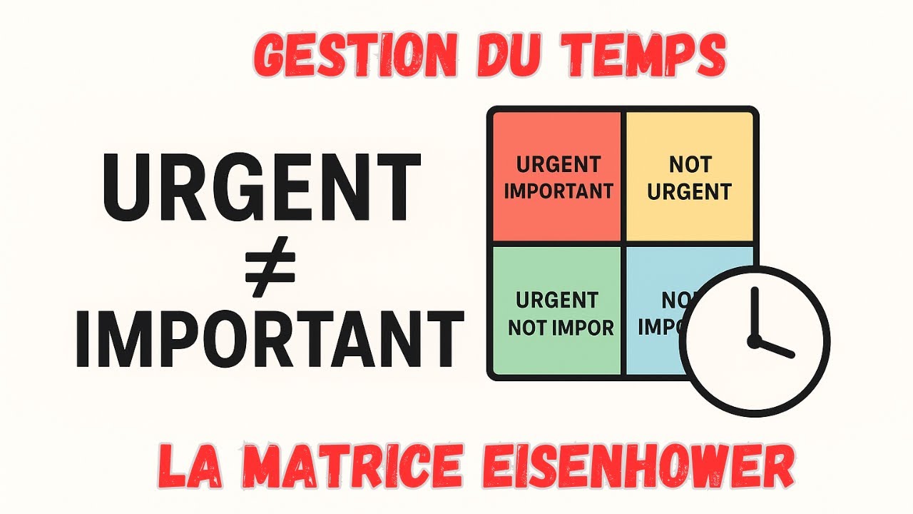 La méthode qui va transformer votre gestion du temps (Matrice d’Eisenhower)
