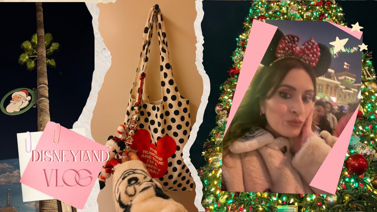 Видеоблог из Диснейленда 🐭🎀✨ Очень хаотичный, но веселый день в парках, в стиле отпуска 🎄🎀