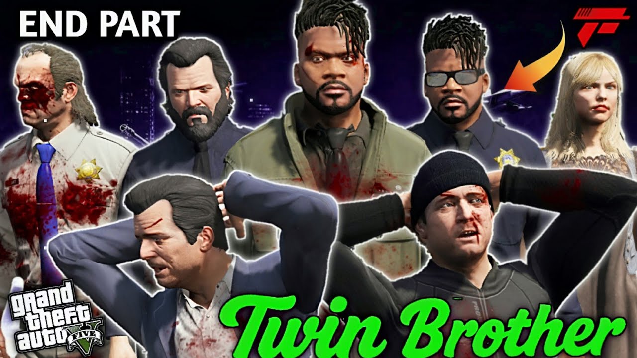 GTA 5: Franklin End Of Twin Brother 😡 Michael Fight 😰Shinchan Life Saved By Ps Gamester 😈PSS gamer