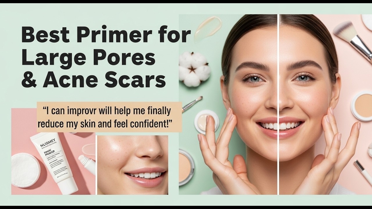 Best Primer For Large Pores And Acne Scars | Say Goodbye to Large Pores & Acne Scars