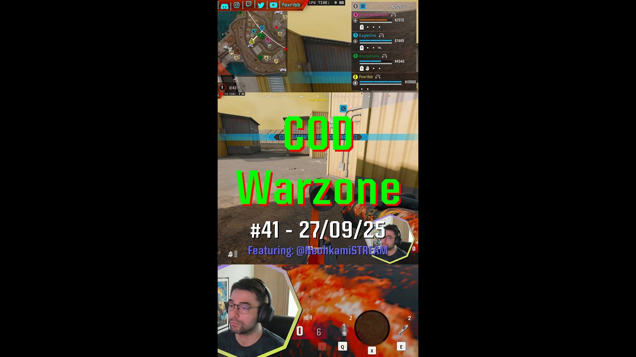 COD Warzone - #41 - Funny 4K short of 27/09/25 session (ft. @NeohkamiSTREAM)