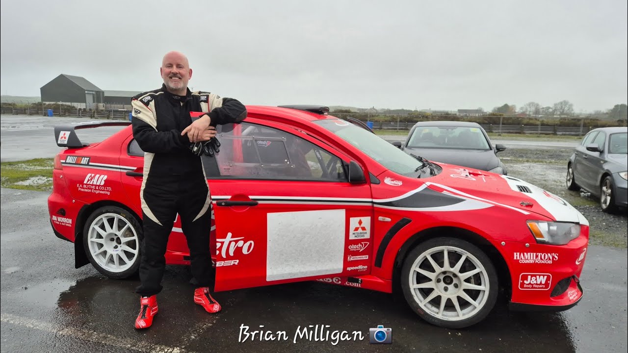 Nicky Caughey Evo X First Test Day 11.2.26