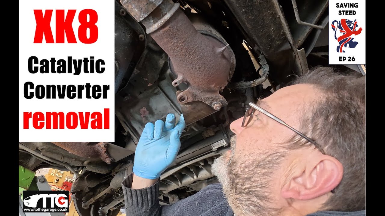 S26 Can I remove the Catalytic converter from a 97 Jaguar XK8 without removing the exhaust?