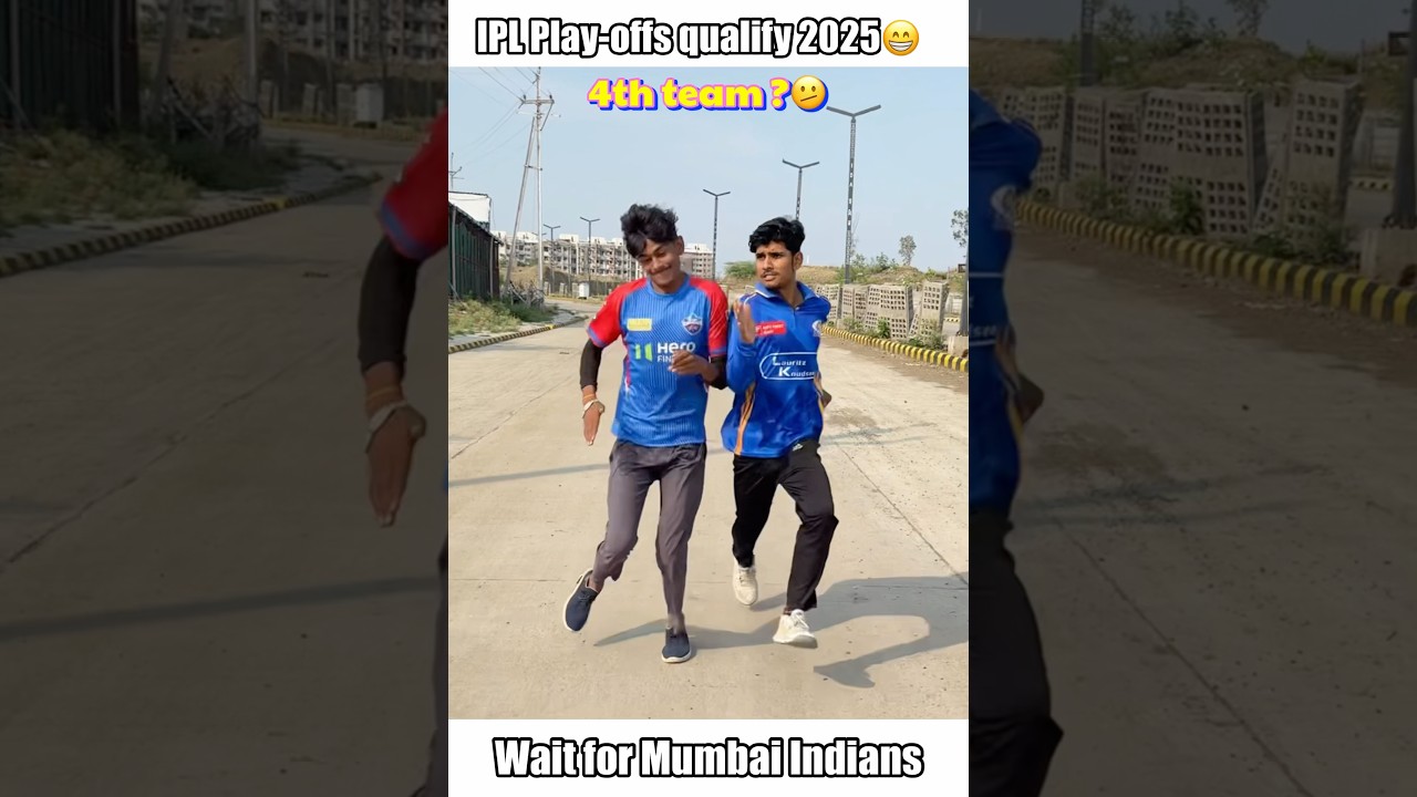 IPL Play-off qualify 2025😁 ft. RCB, GT & MI #cricket #shorts #trending