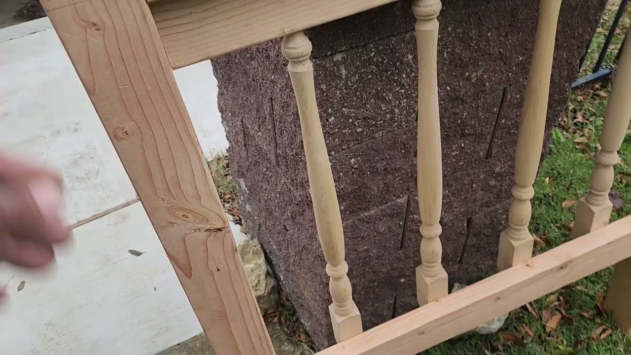 Porch Rail Build