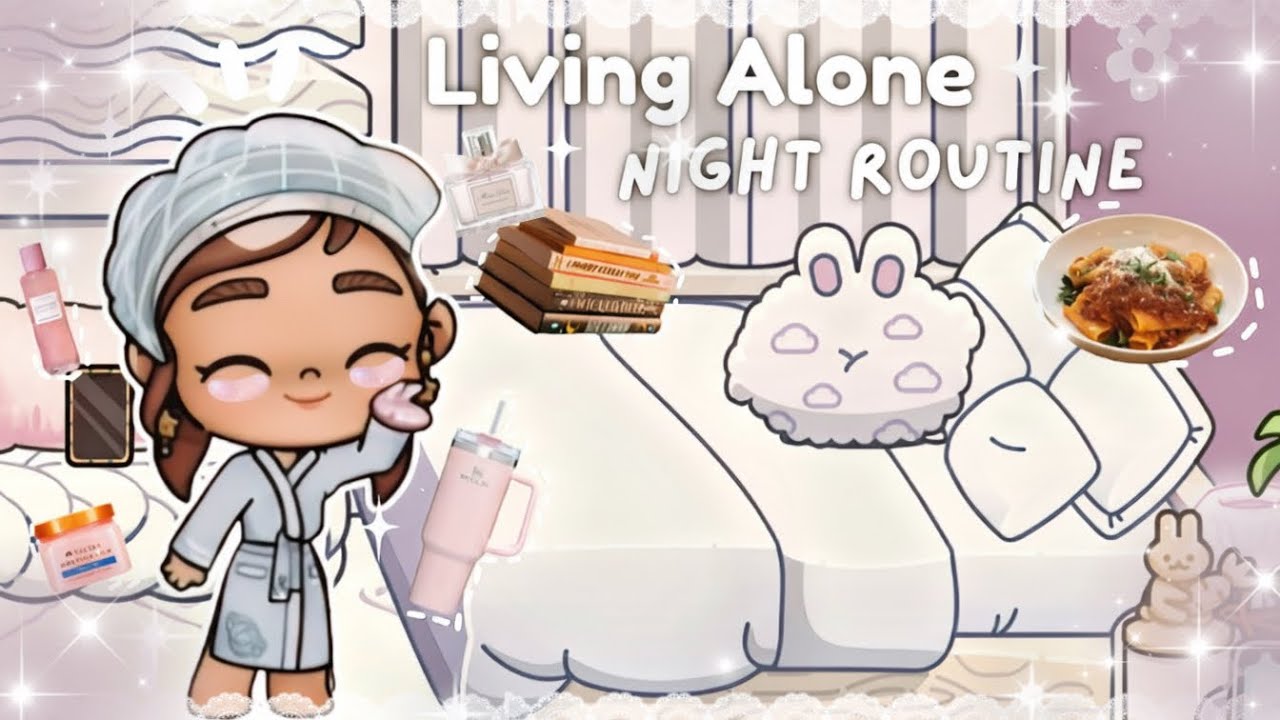 𐙚 LIVING ALONE │ AFTER COLLEGE NIGHT ROUTINE📚🧴│ AVATAR WORLD🌎 𐙚