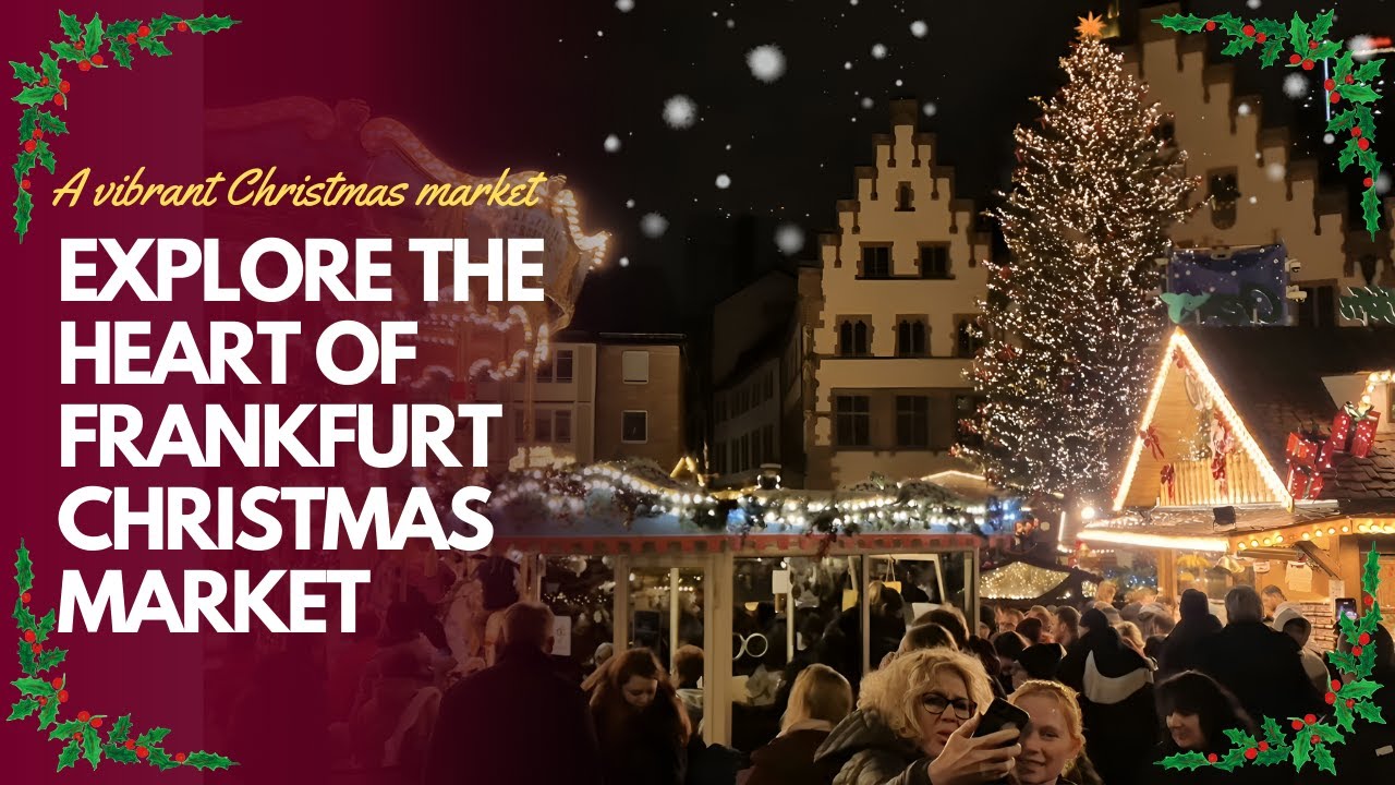 Experience the Magic of Frankfurt Christmas Market at Night ✨🎄✨