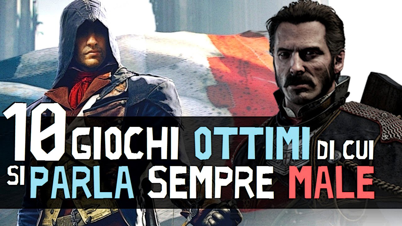 Top 10 GIOCHI OTTIMI di cui si PARLA SEMPRE MALE