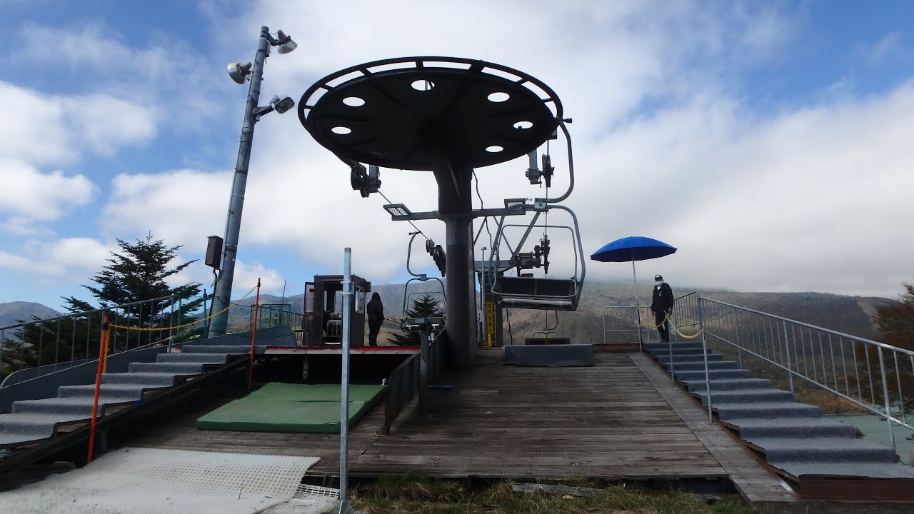 らくらくリフト 下り 前面展望 フルＨＤノーカット Raku-Raku Lift Outbound (Niigata)