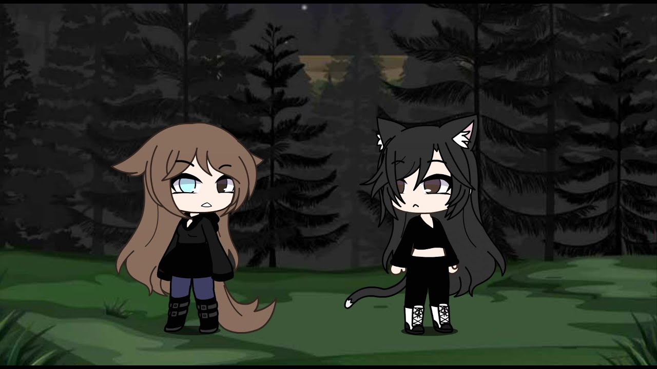 Izzy and Mary lost in a forest