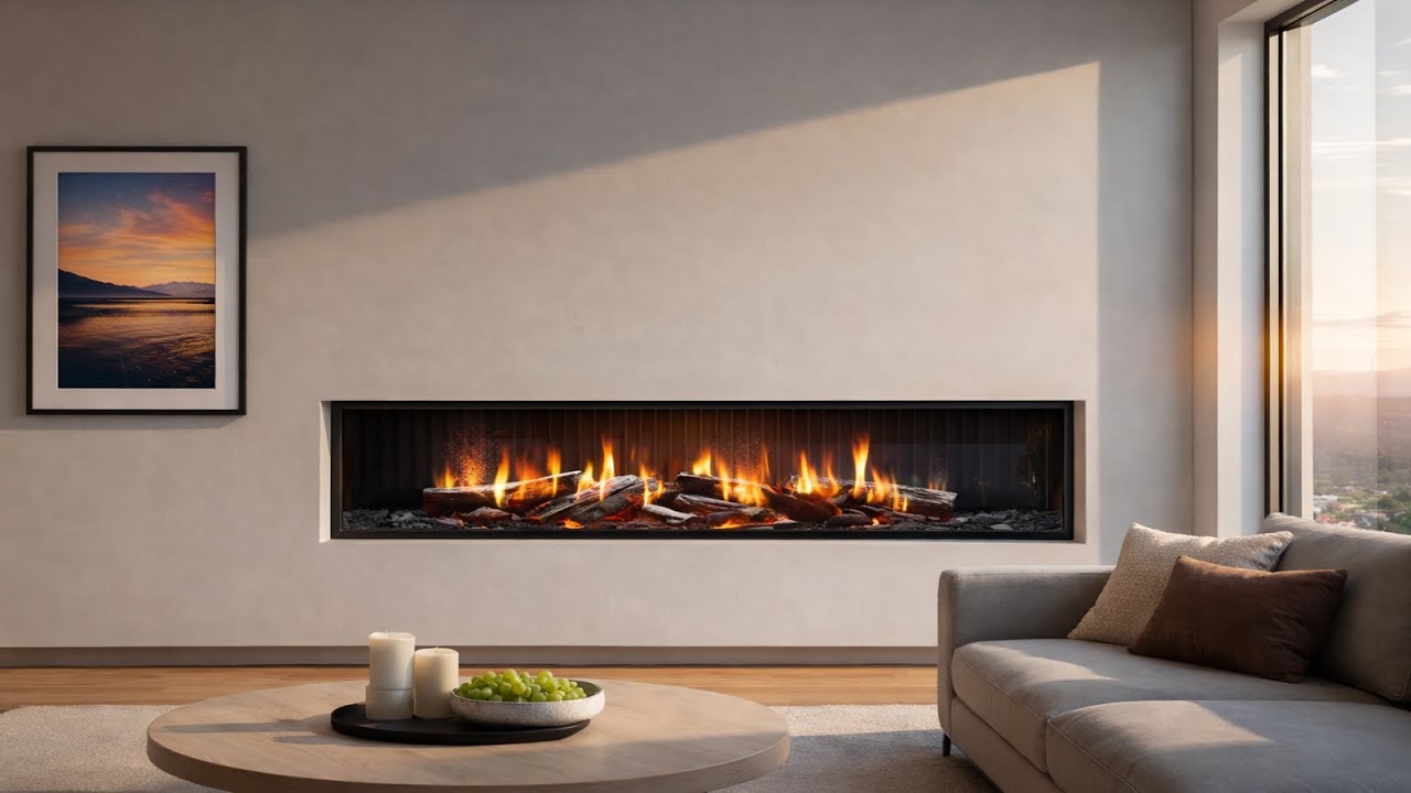 [ASMR] Modern Fireplace Sounds 🔥 | 1 Hour for Sleep & Meditation (4K)