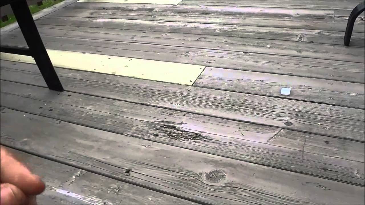 How To Flip A Deck Board (Refinishing A Deck)