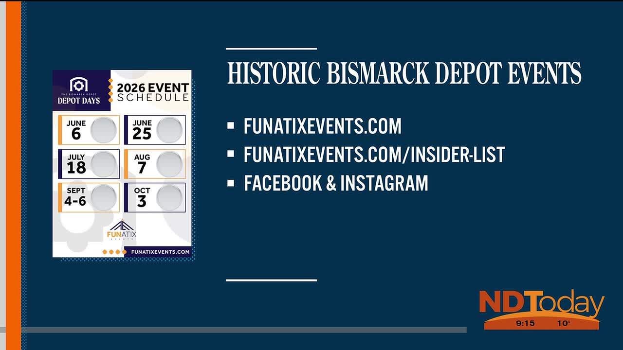 ND Today: Funatix: The Bismarck Depot Schedule of Events