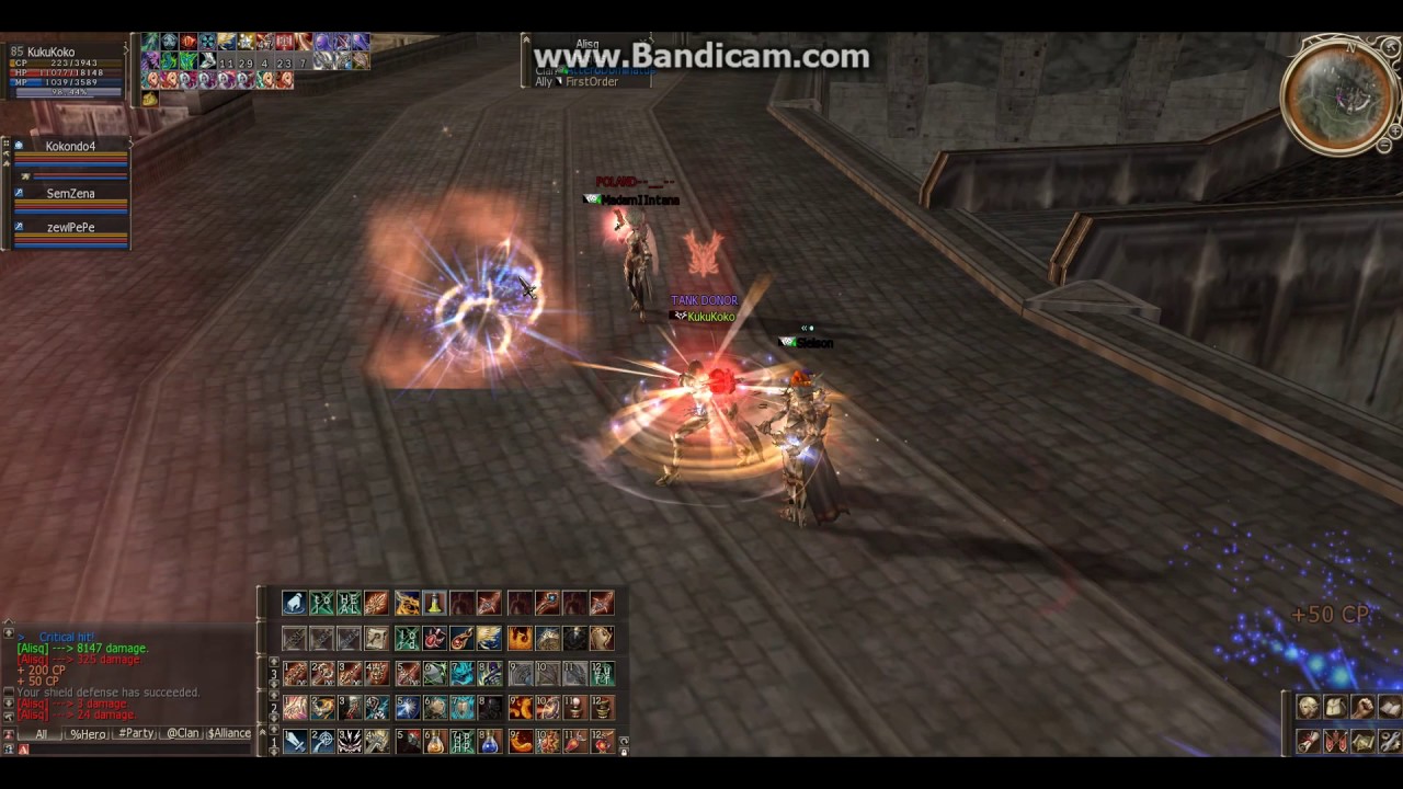 Lineage 2 Toxic Phoenix Knight PvP EP10 (Return to castle Goddardstein) - Solo siege