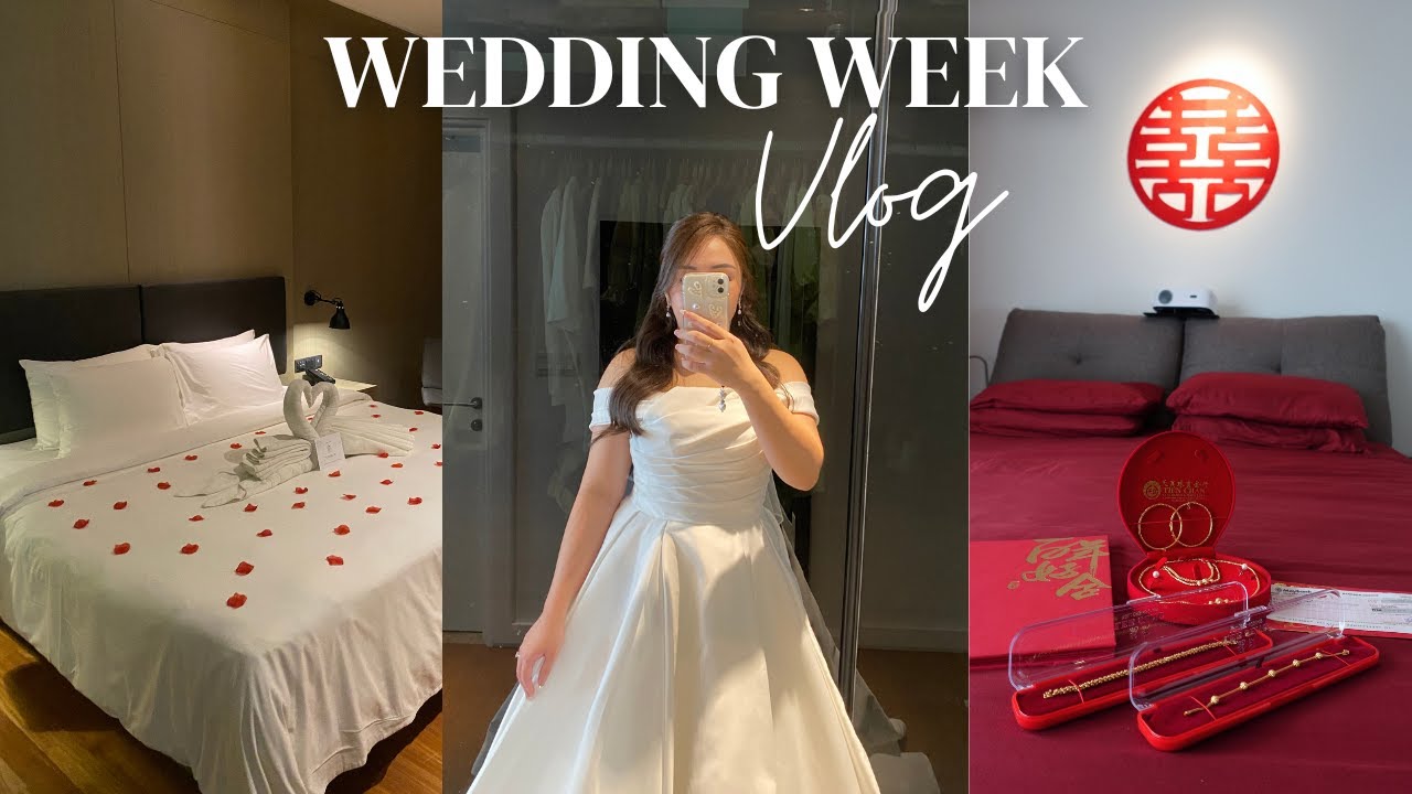 TYING THE KNOT FIN 💍 Wedding Week, Unboxing Gifts, Wedding Pictures | VLOG
