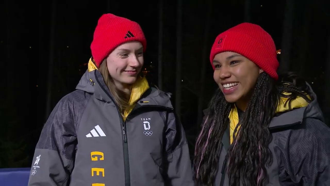 2-Woman Bobsleigh Heats 1 and 2 Highlights