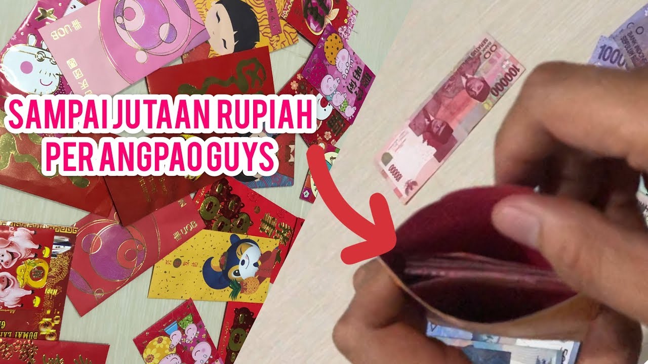 Unboxing simpanan angpao selama 3 kali imlek ⁉️kira” berapa ya guys total nya