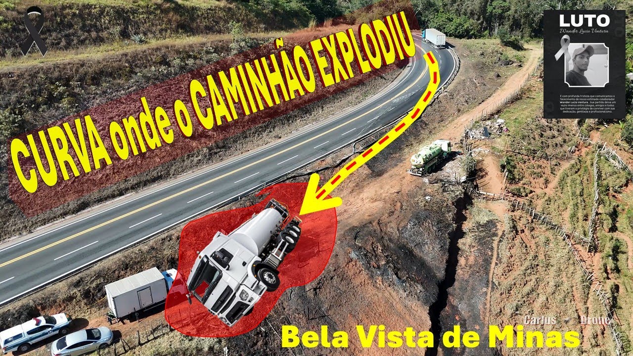 [BR-381] CAMINHÃO TANQUE EXPLODE . INFELIZMENTE O MOTORISTA wander FALECEU