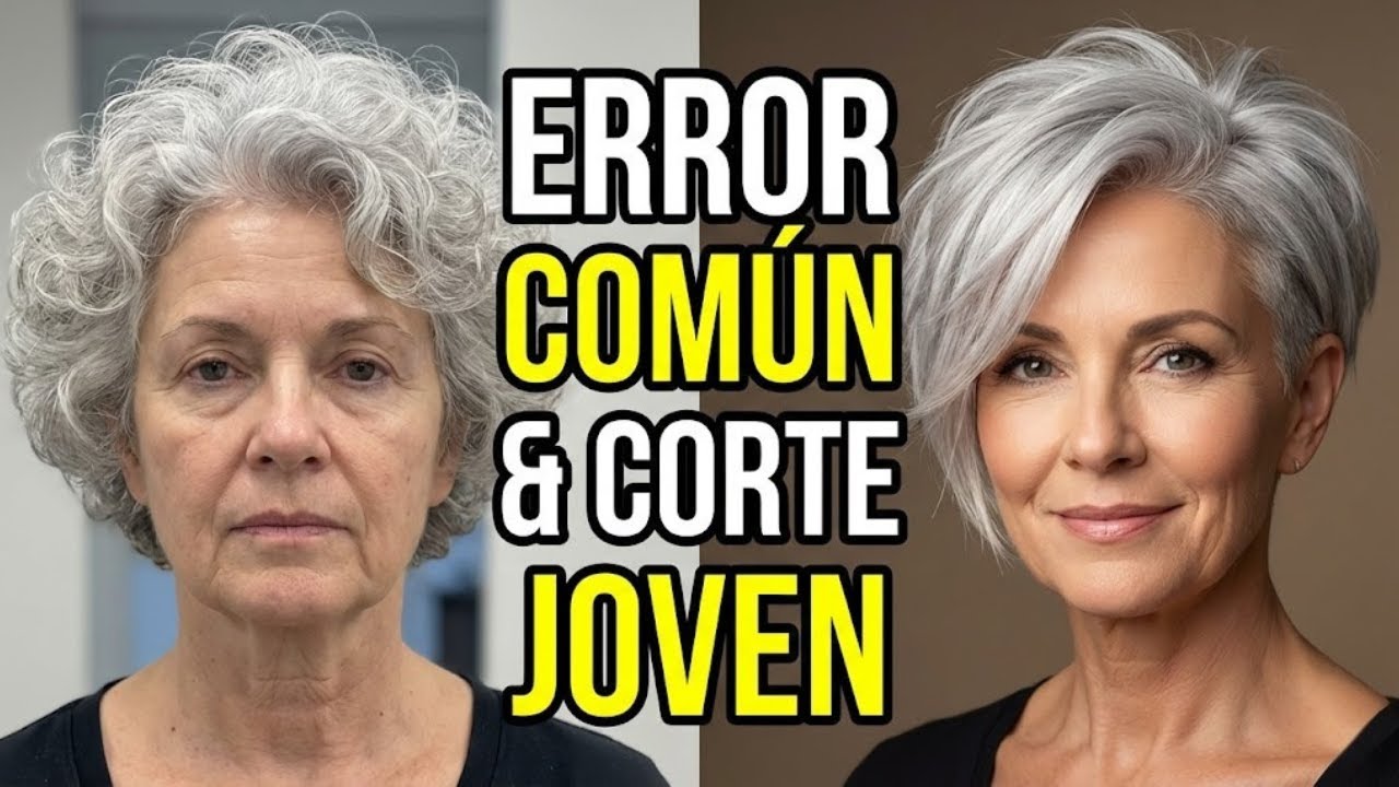 ¿Cabello Corto a los 60? 3 Cortes que Rejuvenecen (Y El Error que te Envejece)