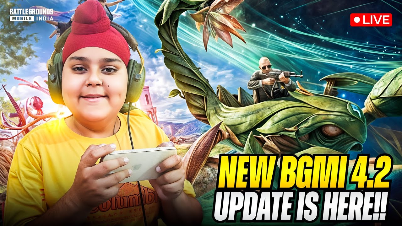 4.2 UPDATE IS HERE  ! #conqueror #shortsfeed #shortlive #bgmi #pubgmobile #live