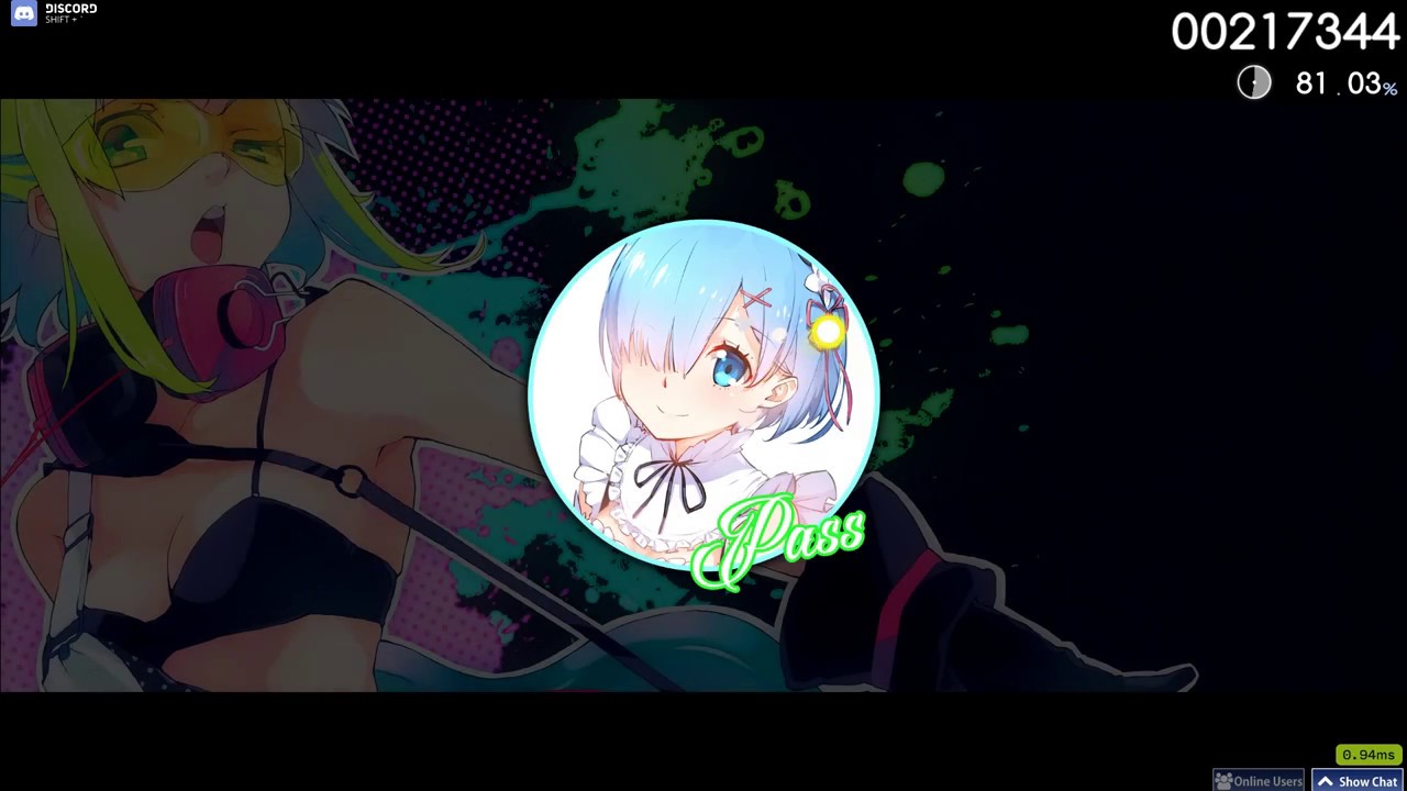 Osu!: Trying to play with the mouse