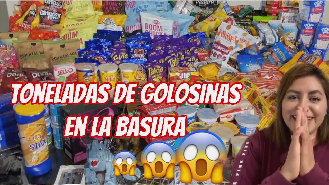 😱Тонны конфет🍫 и еды в мусорке😱Ух ты🔥Рыться в мусорных баках🔥Что выбрасывают в США